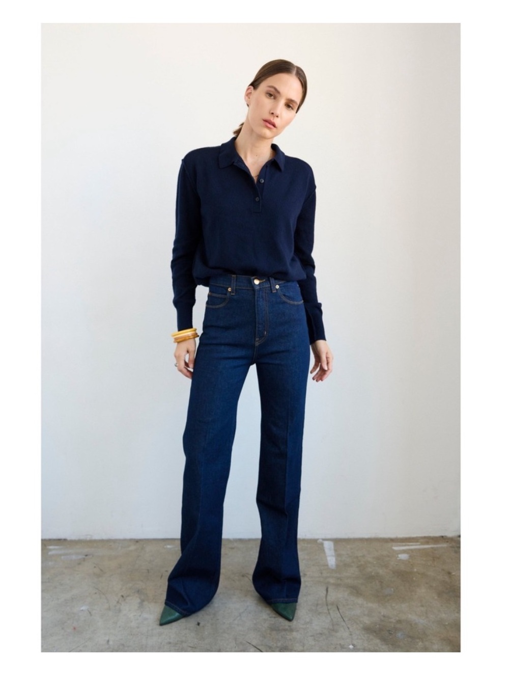 Jamie Haller The Crease Jean in Raw Rinse Size 27